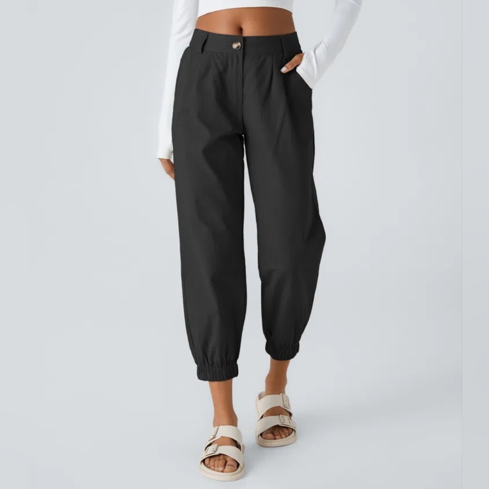 Halara Casual Zipper Joggers 100% Cotton